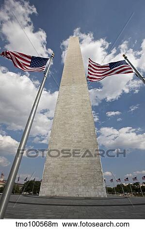 Washington Monument and American Flags, Washington D. C. View Large Photo Image Picture - Washington Monument and American Flags, Washington D. C.. Fotosearch