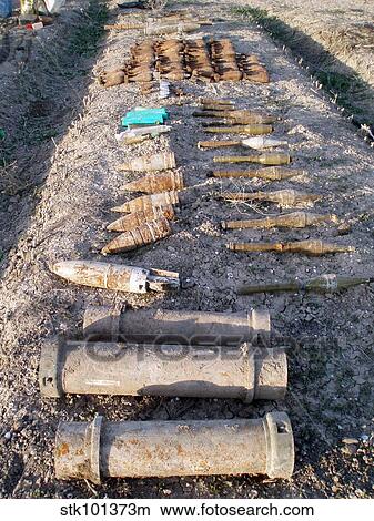 Picture - Weapons cache.. Fotosearch