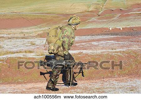 Welsh Guards platoon training at Sennybridge Training Area, Wales. View Large Photo Image Picture - Welsh Guards platoon training at Sennybridge Training Area, Wales.. Fotosearch