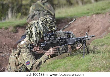 Welsh Guards training at the Sennybridge training area. View Large Photo Image Picture - Welsh Guards training at the Sennybridge training area.. Fotosearch