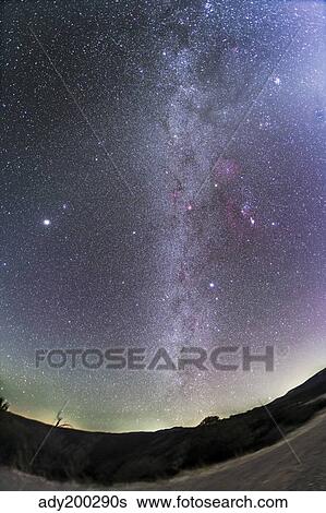 Winter Milky Way from New Mexico. View Large Photo Image Stock Photograph - Winter Milky Way from New Mexico.. Fotosearch