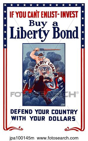 World War Two poster of a swordsman representing a liberty loan. View Large Illustration Stock Illustration - World War Two poster of a swordsman representing a liberty loan.. Fotosearch