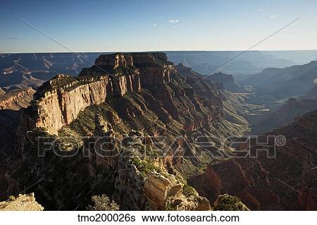 Stock Photograph - Wotan's Throne, Grand Canyon National Park, Arizona.. Fotosearch