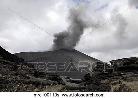 Yasur eruption, Tanna Island, Vanuatu. View Large Photo Image Stock Photograph - Yasur eruption, Tanna Island, Vanuatu.. Fotosearch