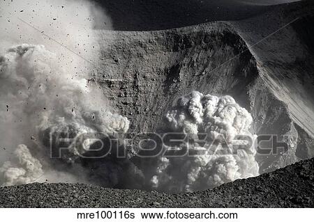 Yasur eruption, Tanna Island, Vanuatu. View Large Photo Image Stock Photograph - Yasur eruption, Tanna Island, Vanuatu.. Fotosearch