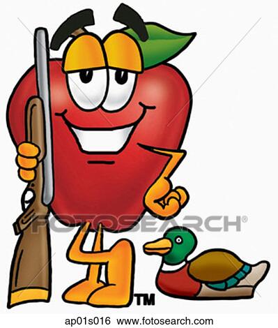 Apple hunting View Large Clip Art Graphic Clip Art - Apple hunting. Fotosearch
