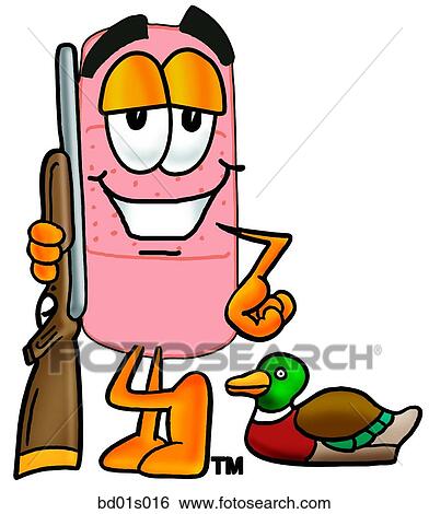 Bandaid hunting View Large Clip Art Graphic Clip Art - Bandaid hunting. Fotosearch