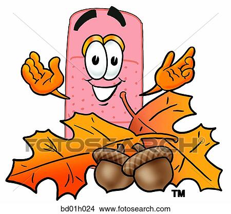 Bandaid in autumn View Large Clip Art Graphic Clipart - Bandaid in autumn. Fotosearch