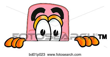 Bandaid peeking over top View Large Clip Art Graphic Clipart - Bandaid peeking over top. Fotosearch