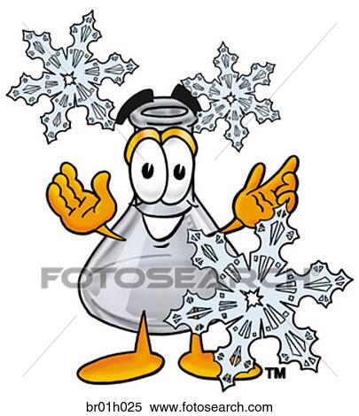 Beaker in snow View Large Clip Art Graphic Clipart - Beaker in snow. Fotosearch