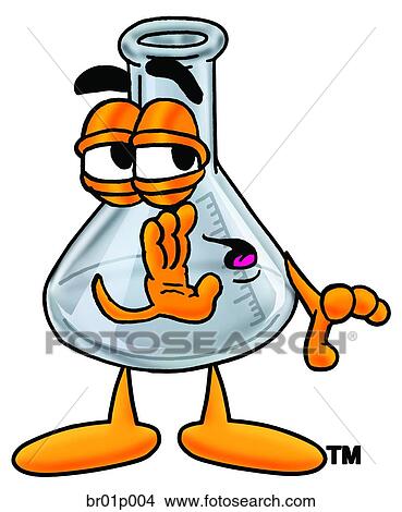 Clipart - Beaker whispering. Fotosearch