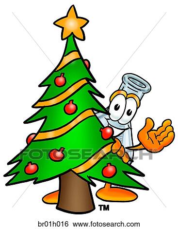 Beaker with christmas tree View Large Clip Art Graphic Clip Art - Beaker with christmas tree. Fotosearch