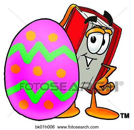 Book and easter egg View Large Clip Art Graphic Clip Art - Book and easter egg. Fotosearch