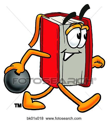 Book bowling View Large Clip Art Graphic Clip Art - Book bowling. Fotosearch