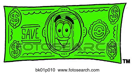 Book on a dollar bill View Large Clip Art Graphic Clipart - Book on a dollar bill. Fotosearch