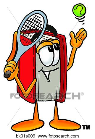 Book playing tennis View Large Clip Art Graphic Clip Art - Book playing tennis. Fotosearch