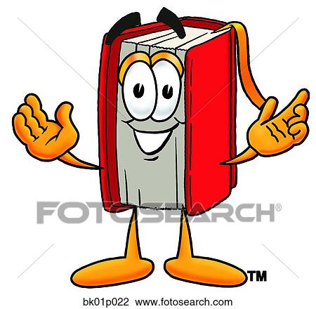Clipart - Book with arms open. Fotosearch