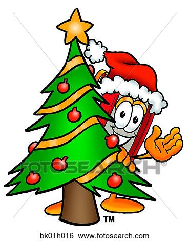 Book with christmas tree View Large Clip Art Graphic Clip Art - Book with christmas tree. Fotosearch