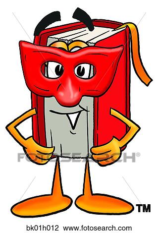 Book with mask View Large Clip Art Graphic Clipart - Book with mask. Fotosearch