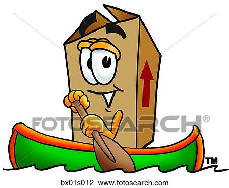 Box canoing View Large Clip Art Graphic Clipart - Box canoing. Fotosearch