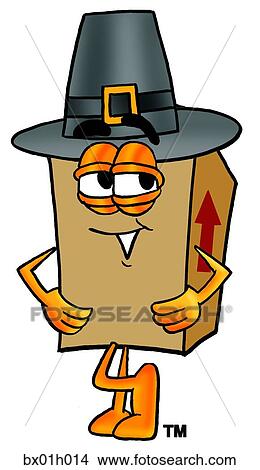 Clipart - Box pilgrim. Fotosearch
