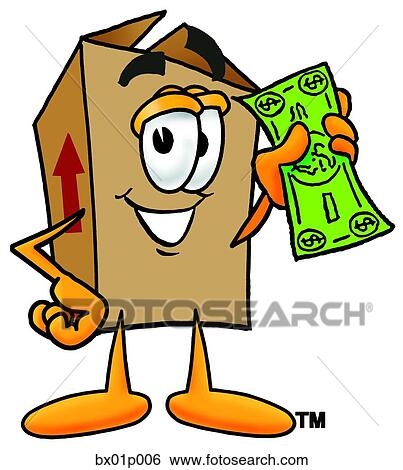 Box with money View Large Clip Art Graphic Clip Art - Box with money. Fotosearch