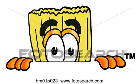 Broom peeking over top View Large Clip Art Graphic Clipart - Broom peeking over top. Fotosearch
