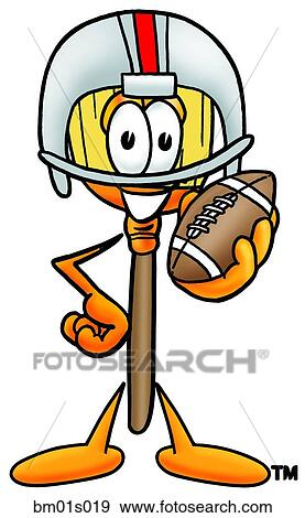 Broom playing football View Large Clip Art Graphic Clip Art - Broom playing football. Fotosearch