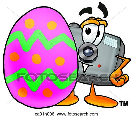 Camera and easter egg View Large Clip Art Graphic Clip Art - Camera and easter egg. Fotosearch