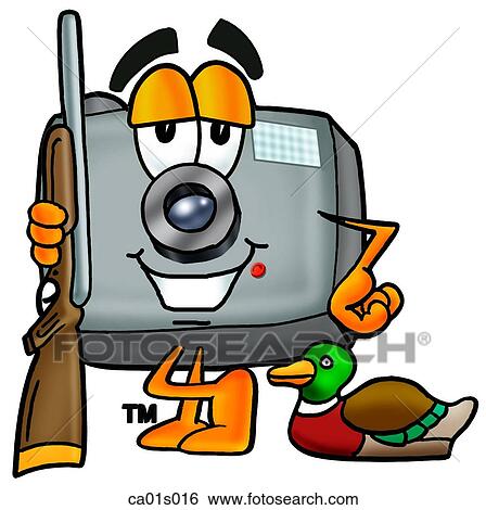 Clip Art - Camera hunting. Fotosearch