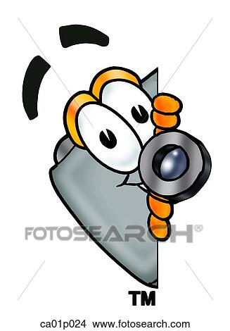 Camera peeking around side View Large Clip Art Graphic Clipart - Camera peeking around side. Fotosearch