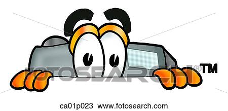 Camera peeking over top View Large Clip Art Graphic Clipart - Camera peeking over top. Fotosearch