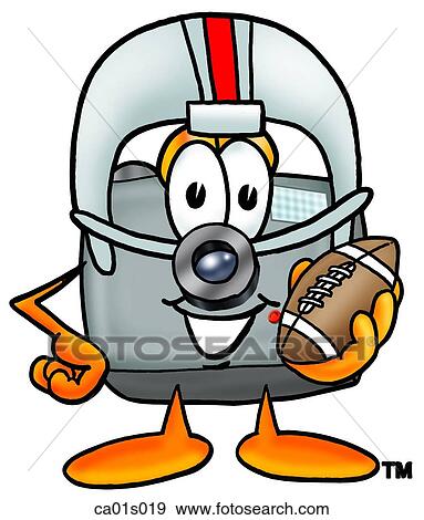 Camera playing football View Large Clip Art Graphic Clip Art - Camera playing football. Fotosearch