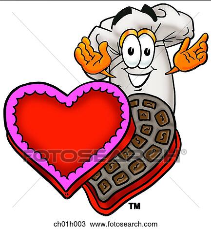 Chef hat and chocolates View Large Clip Art Graphic Clipart - Chef hat and chocolates. Fotosearch
