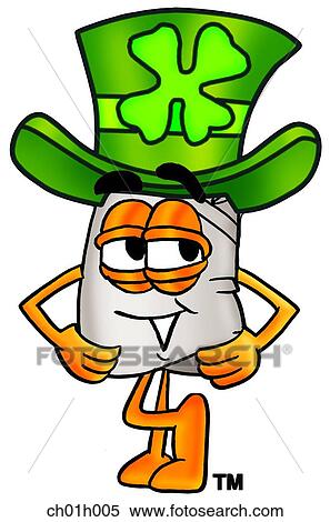 Chef hat and irish hat View Large Clip Art Graphic Clipart - Chef hat and irish hat. Fotosearch
