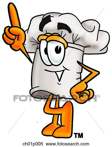 Chef hat pointing up View Large Clip Art Graphic Clipart - Chef hat pointing up. Fotosearch