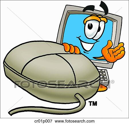 Computer in computer View Large Clip Art Graphic Clip Art - Computer in computer. Fotosearch