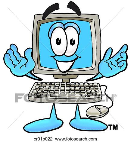 Computer with arms open View Large Clip Art Graphic Clipart - Computer with arms open. Fotosearch