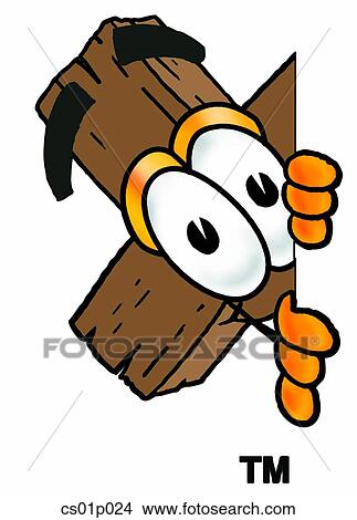 Cross peeking around side View Large Clip Art Graphic Clipart - Cross peeking around side. Fotosearch