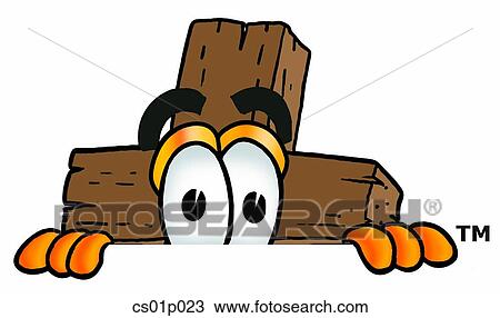 Cross peeking over top View Large Clip Art Graphic Clipart - Cross peeking over top. Fotosearch