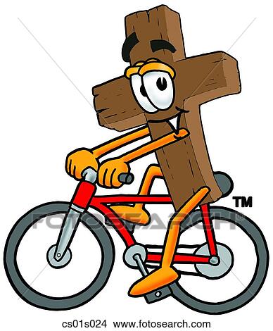 Cross riding bike View Large Clip Art Graphic Clipart - Cross riding bike. Fotosearch