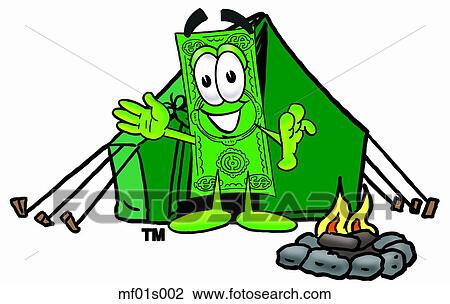 Dollar flat camping View Large Clip Art Graphic Clipart - Dollar flat camping. Fotosearch