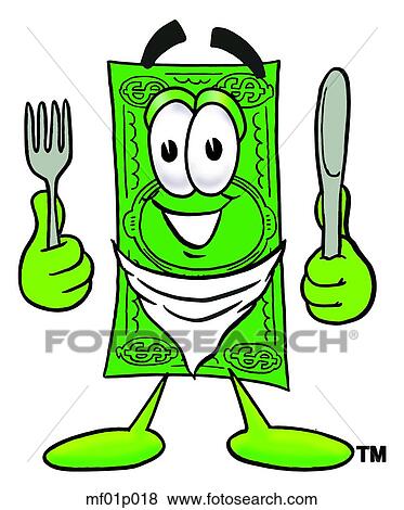 Dollar flat eating View Large Clip Art Graphic Clip Art - Dollar flat eating. Fotosearch