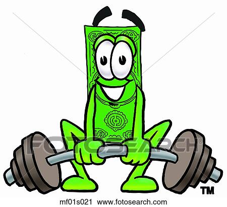 Dollar flat lifting weights low View Large Clip Art Graphic Clipart - Dollar flat lifting weights low. Fotosearch