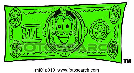 Dollar flat on a dollar bill View Large Clip Art Graphic Clipart - Dollar flat on a dollar bill. Fotosearch