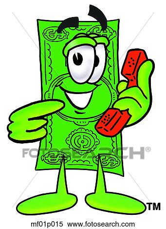 Dollar flat with phone View Large Clip Art Graphic Clipart - Dollar flat with phone. Fotosearch