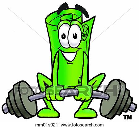 Dollar rolled lifting weights low View Large Clip Art Graphic Clipart - Dollar rolled lifting weights low. Fotosearch