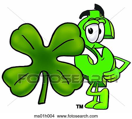Dollar sign and shamrock View Large Clip Art Graphic Clipart - Dollar sign and shamrock. Fotosearch