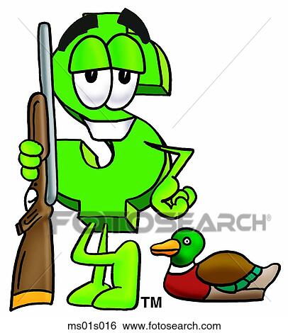 Dollar sign hunting View Large Clip Art Graphic Clip Art - Dollar sign hunting. Fotosearch