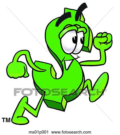 Dollar sign running View Large Clip Art Graphic Clipart - Dollar sign running. Fotosearch